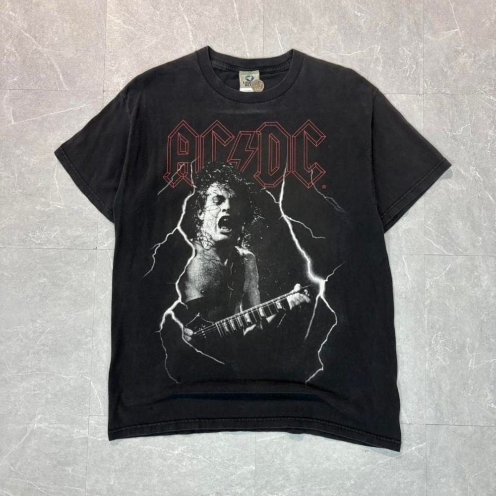 Vintage AC/DC Back in Black tour tee #rockband #bandtee